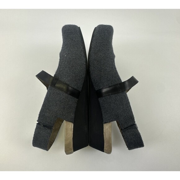 OTBT Springfield Mary Jane Wedge Slingback Gray Close Toe Clog Comfort Women 9.5 - Picture 10 of 14